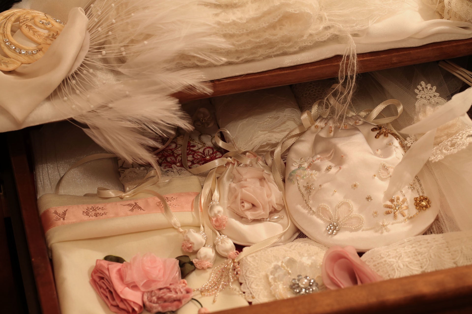 Silk Pouch for a Bridal Trousseau