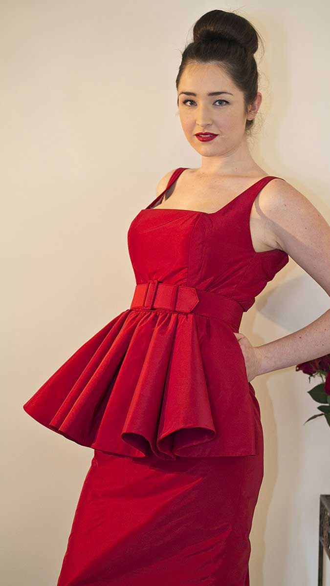 Shop The Vintage Couturière Collection: Couture Cocktail Dress Designed by Olivia Torma