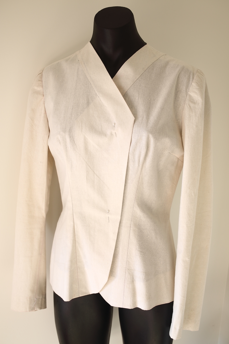 Vintage Jeanne Paquin Jacket Toile by The Vintage Couturiere